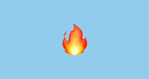 📣 ¡no te pierdas todos los eventos y sorpresas de la #ffcs con este calendario que…» Fire Emoji on Apple iOS 10.3