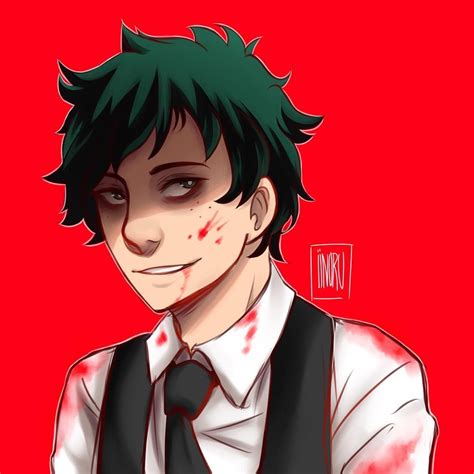 Bnha Izuku Villain Villain Deku Fan Art Villain