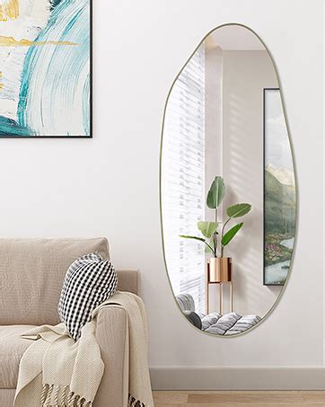 Amazon DAOYIJIAJU Large Irregular Mirror Big Asymmetrical Wall