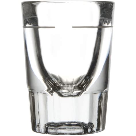 libbey 5127 s0710 1 5 oz fluted shot glass with 75 oz pour line 12 pack