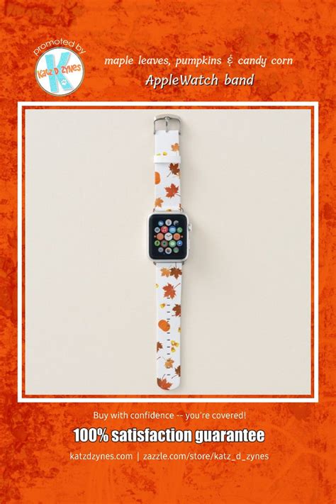 Applewatch Band With Cute Fall Pattern Autumn Theme Fall Patterns