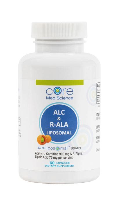Liposomal Alc And R Ala Capsules 60 Count 30 Servings — Core Med