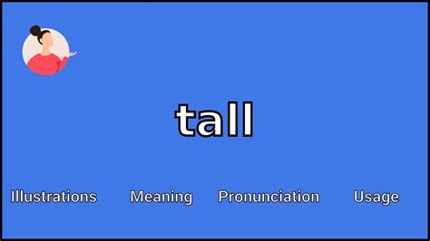 Tall Meaning And Pronunciation Youtube