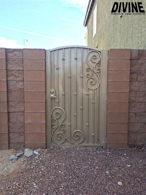 Not all of our bottles cut this cleanly.sometimes the fractures had a mind of their own and we. Custom iron gate designed and installed by Divine Fence in ...