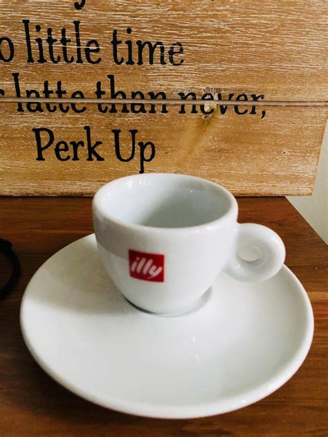Illy White Espresso Cups Each