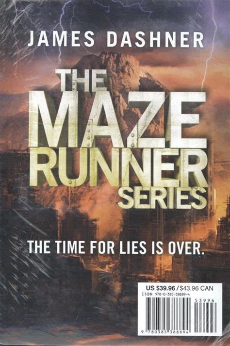 The Maze Runner Series 4 Book James Dashner