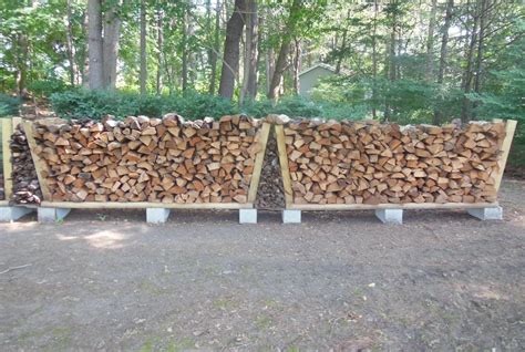 Build this diy firewood holder and make your firewood look good while it waits to be burned! Firewood Rack Using No Tools | Cheap firewood, Thoughts ...