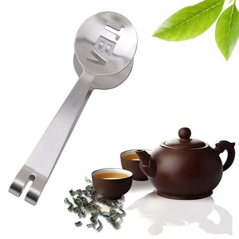 1 Pc Round Tea Clips Stainless Steel Jasmine Teabag Tongs Tea Bag