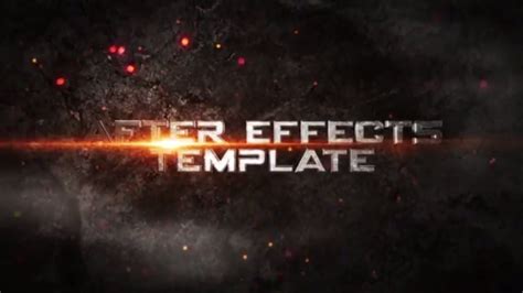 Opening Template After Effect