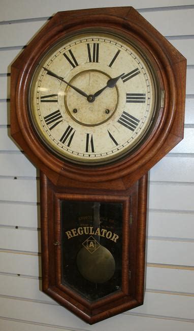 Antique Ansonia Octagon Regulator A Wall Clock Price Guide