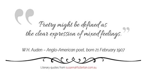Wh Auden Anglo American Poet Born On 21 February 1907 Susannah