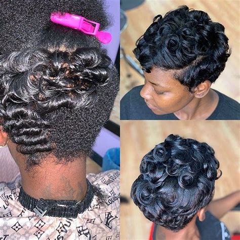 S curl hairstyles for ladies short hairstyles black girls lovely curly pixie hair exciting. Short-Curly-Pixie-Hair New Best Short Haircuts for Black ...