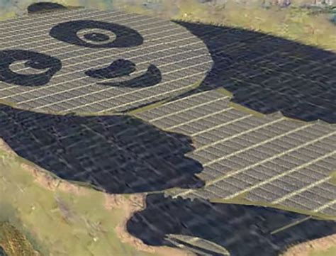 Worlds Cutest Solar Farm In China Is Shaped Like A Panda
