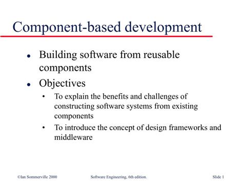 Ppt Component Based Development Powerpoint Presentation Free