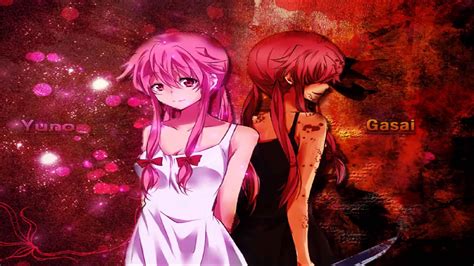 Hintergrundbild für Handys Animes Yuno Gasai Mirai Nikki Bild kostenlos herunterladen