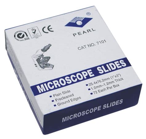Microscope Glass Slides 72 Blank