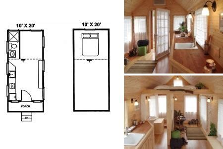 It is built on a 32′ x 8′ gooseneck trailer and boasts a master bedroom loft, a secondary loft for storage or guest sleeping, and a comfortable. Martin Lodge-on-Wheels: 10'x20′ House for $37,900 | Tiny ...