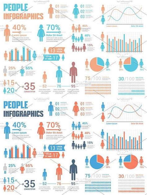 People Infographics Infographic Line Graphs Graphing