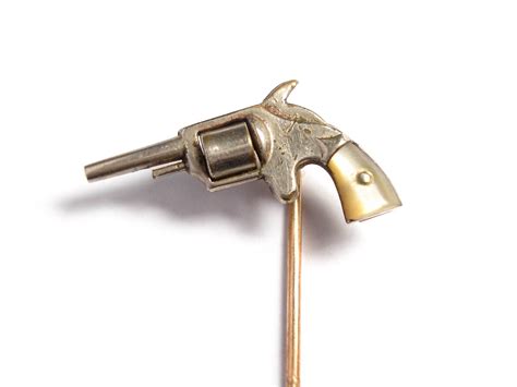 Vintage Miniature Gun Stick Pin Etsy