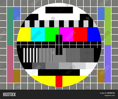 Test Pattern Tv Image And Photo Free Trial Bigstock