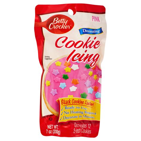 Betty Crocker Decorating Cookie Icing Pink 7 Oz Frosting And Decoration