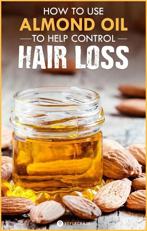 Flaxseeds can also prevent hair loss caused by telogen effluvium. How To Use Almond Oil To Help Control Hair Loss? #Hairloss ...