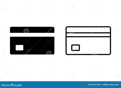 Credit Card Icon Set. Credit Card Payment Icon Stock Vector