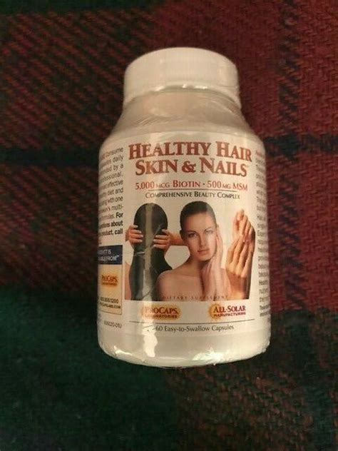 Andrew Lessman Hair Skin And Nails With 5000 Mcg Biotin 500mg Msm 60