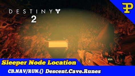 Destiny 2 Descent Cave Runes Sleeper Simulant Node Youtube