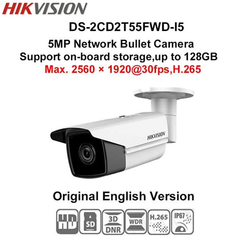 Hikvision English Version Ds 2cd2t55fwd I5 Replace Ds 2cd2t55 I5 5mp