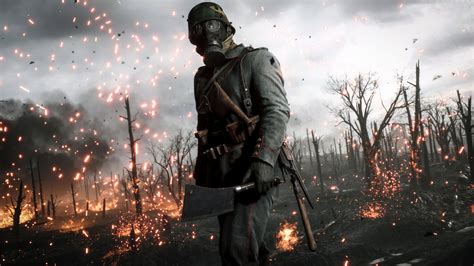 Download Gas Mask Soldier Video Game Battlefield 1 4k Ultra Hd