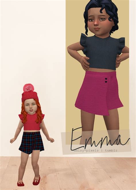 ̗̀ Emma Set ̖́ Ts4 Daisy Pixels Sims 4 Cc Finds Sims 4 Emma