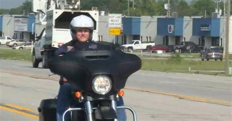 Vp Candidate Mike Pence Takes A Spin On A Harley Cbs News