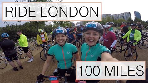 100 Mile Cycle Across London The Ride London Prudential Youtube