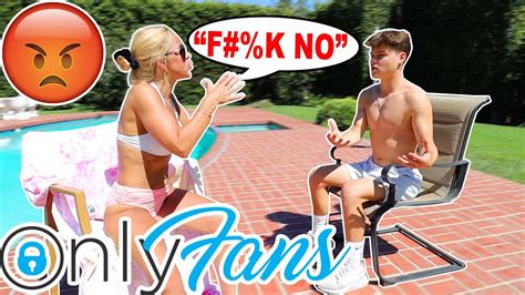 only fans prank on mom bad idea youtube