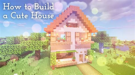 Cute Minecraft Houses Kawaii Minecraft Modern Pink House Cottagecore