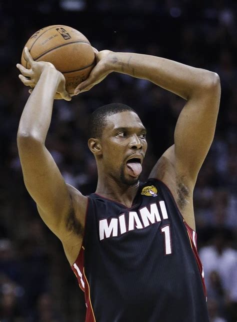 That Face Again Chris Bosh Is Famous For Many Faces Pictures Photos