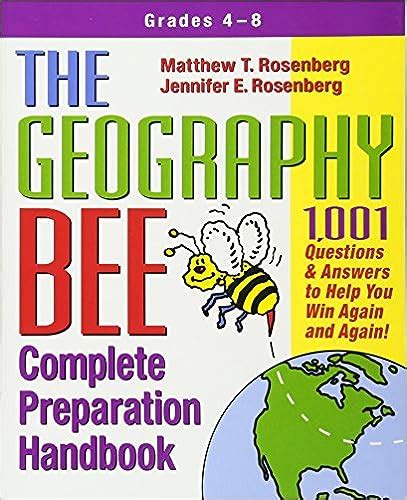 Free Ebook The Geography Bee Complete Preparation Handbook 1001
