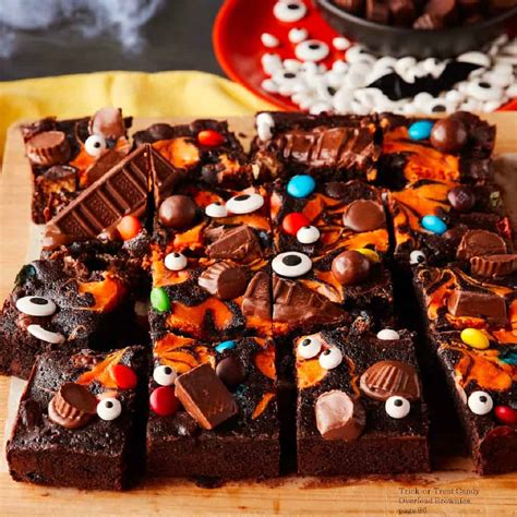 Trick Or Treat Candy Overload Halloween Brownies On My Kids Plate