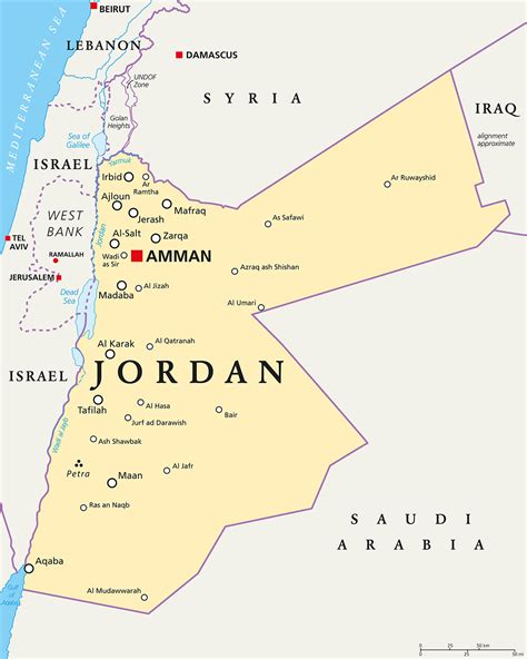 Where Is Jordan Located On The Map Step Into Jordan