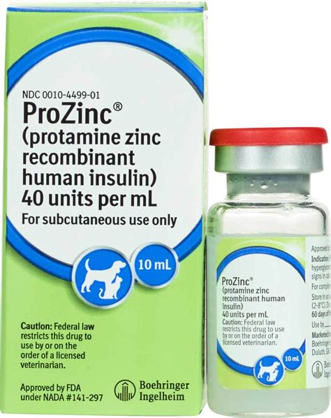 No point in being health conscious without protecting your lungs with oral insulin. ProZinc Insulin for Cats Boehringer Ingelheim ( - Pet ...