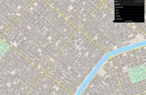 自分の街が作れる 仮想の地図を作ってくれる地図ジェネレーターなwebサービス 『city Generator By