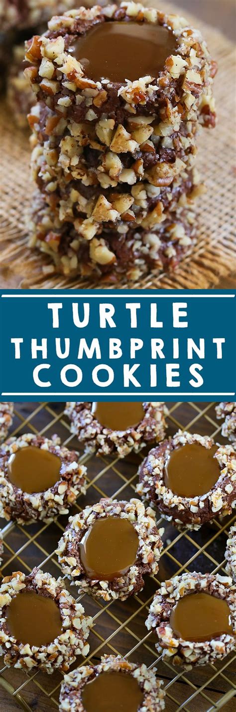 Easy Holiday Cookies Everyone Will Love These Turtle Thumbprint