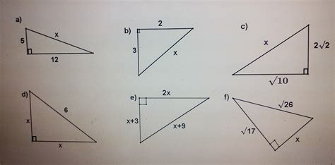 MatemÁtica Seriada ExercÍcios Teorema De PitÁgoras