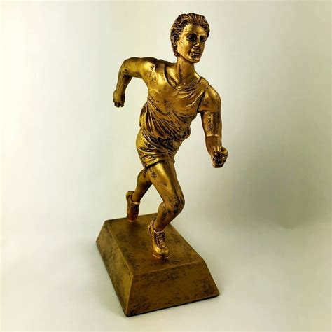 Gold Resin Runner Trophy By Athletic Awards