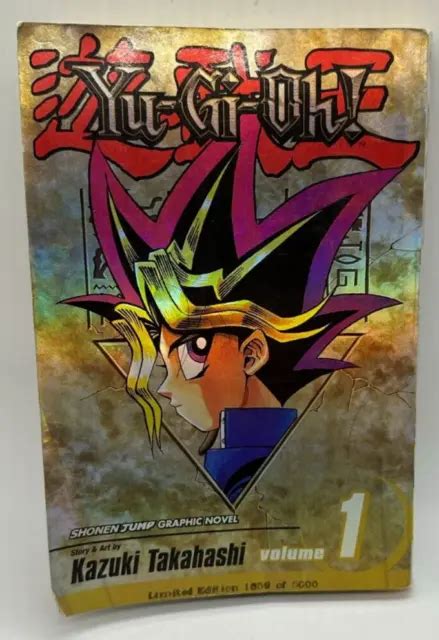 Yu Gi Oh Shonen Jump Graphic Novel Volume 1 Rare Holographic Cover Numbered 28500 Picclick