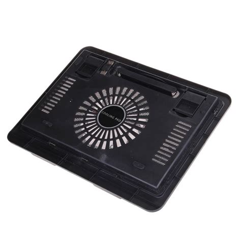 high performance super slim notebook cooling pad for all laptop n191 black gadget mou