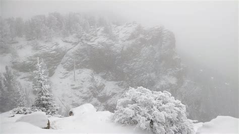 Snowstorm Near Juniper Pass In Colorado 4k Wallpaper