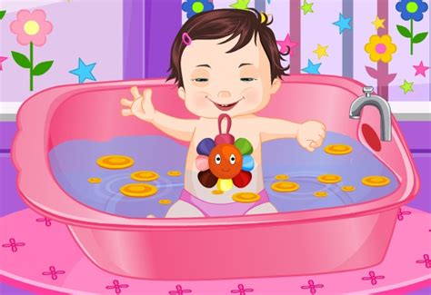 Surfnetkids » games » dress up games » home decorating » baby bathtub. Free Kids Games: Funny Baby Bath BathroomAdventure
