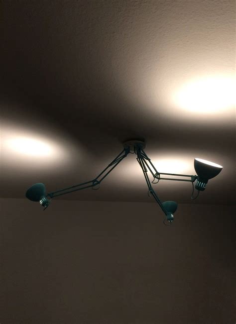 Shop for furniture home accessories bjaresjo ceiling lamp white 12 ikea in 2020 ceiling lamp. IKEA Hack Flashback: Flipped Tertial Lamps Become Single ...
